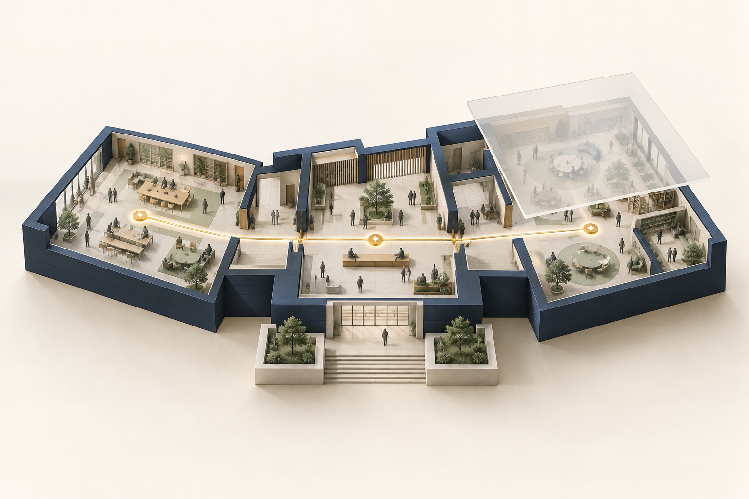 Conceptual artwork representing clearer oversight and organized institutional records.